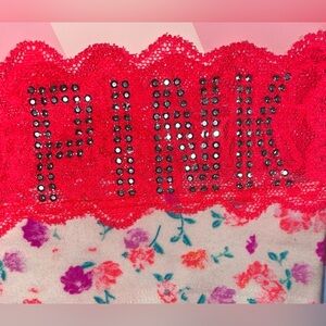 Victoria’s Secret PINK cotton panties PINK lace hipster pink panties PINK bling